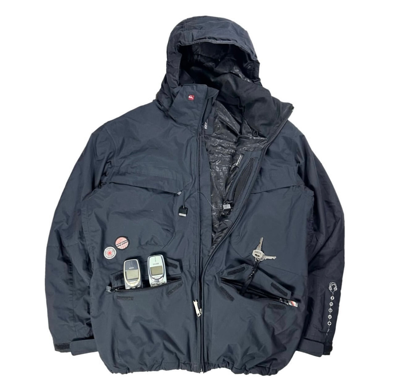 2000s Quiksilver FibreTronic Heavy Duty Technical Jacket