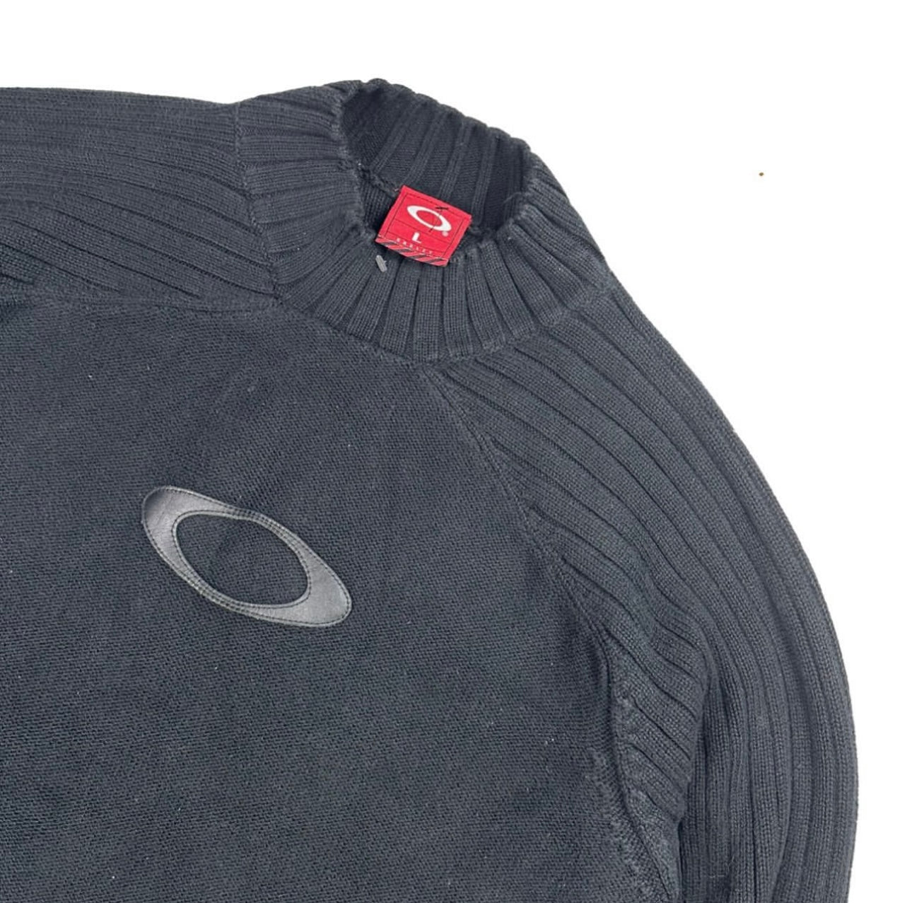 Oakley Software Centre Logo Knitted Mockneck Sweater