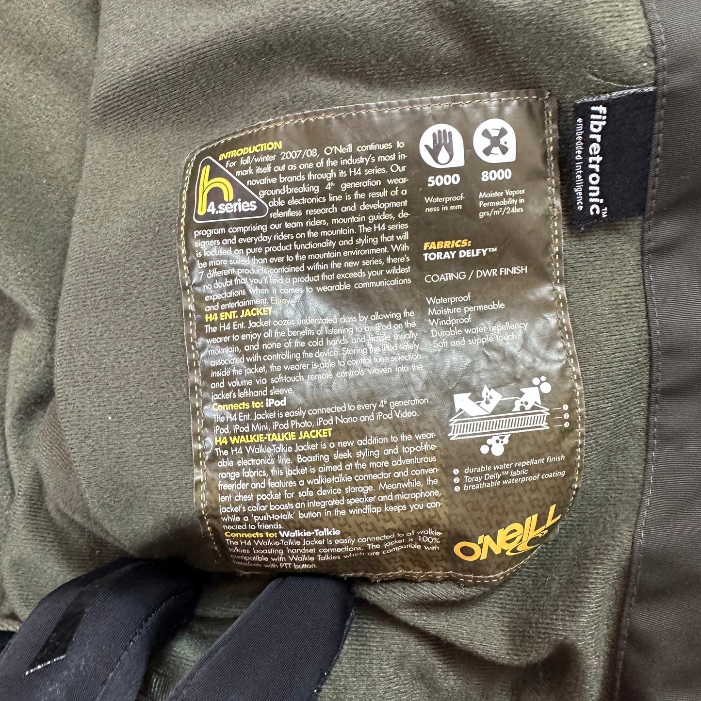 2008 Oneill H4 Aux Jacket