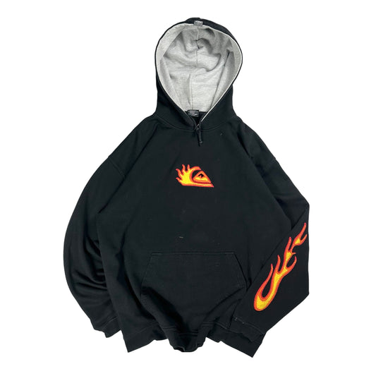 00s Quiksilver Flame Hoodie