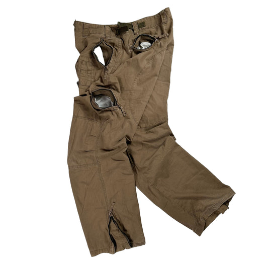 00s Burton Multi pocket cargo trousers