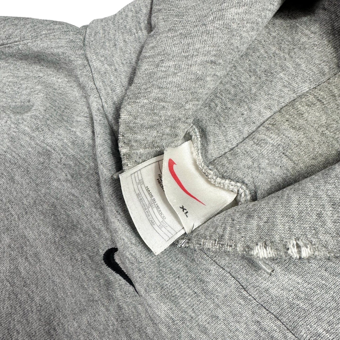 00s Nike Heavy Weight Centre Swoosh Hoodie