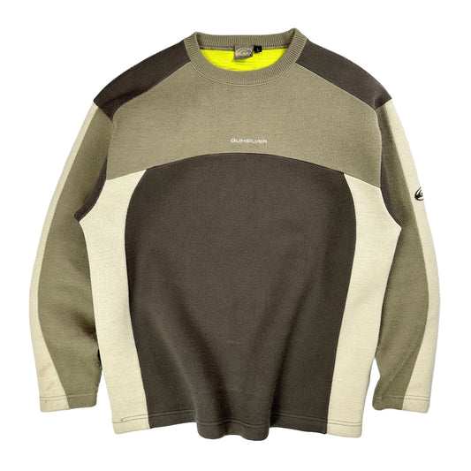 00s Panelled Quiksilver Sweatshirt