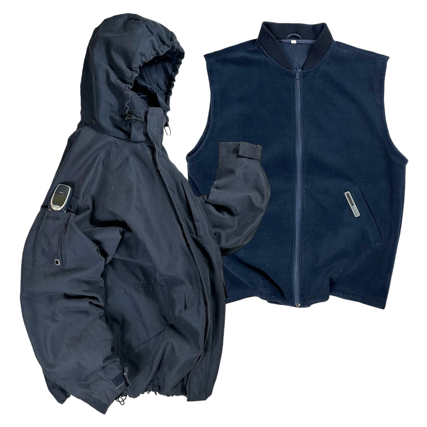 00s Quiksilver 2in1 Jacket and BodyWarmer