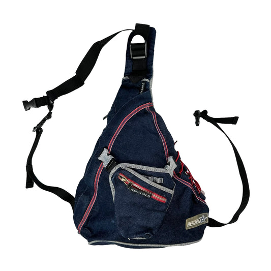 00s Rip Curl Denim Tr-Harness Sling Bag