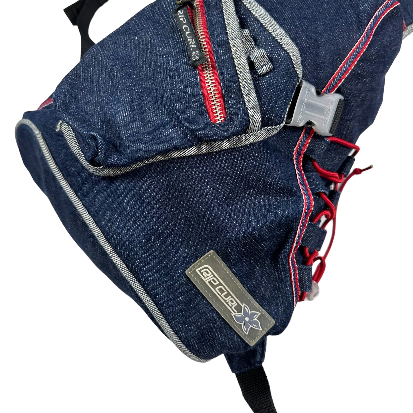 00s Rip Curl Denim Tr-Harness Sling Bag