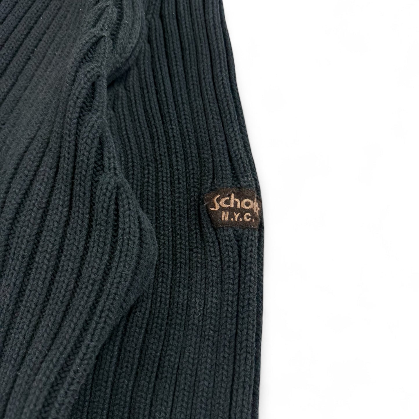 00s Schott Knit Pullover Hoodie